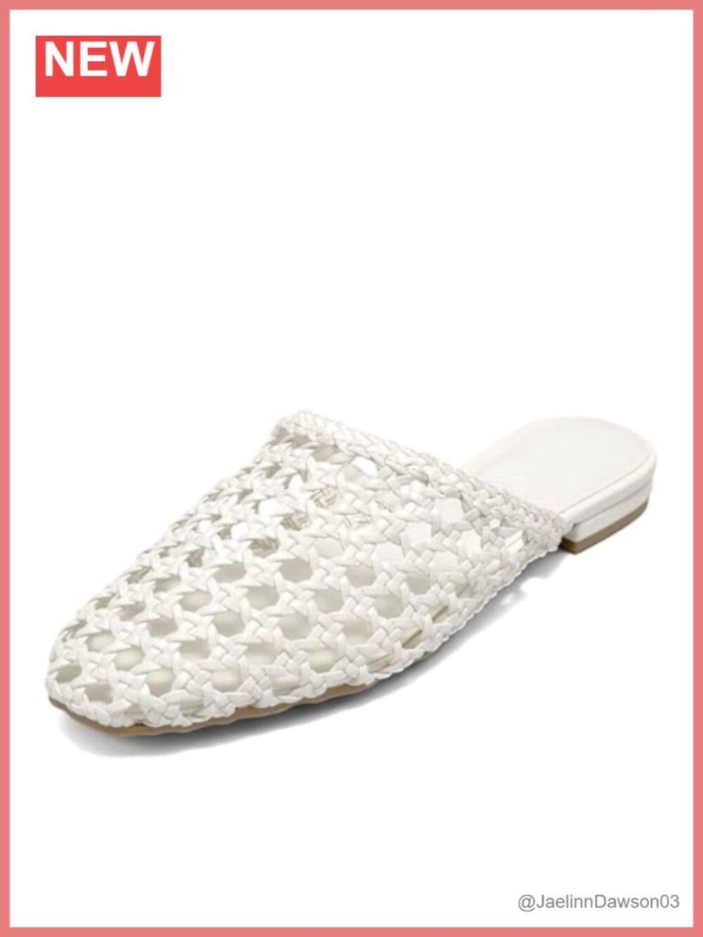 Aerosoles Assia Womens Mules Slip-On Breathable Open Woven Fabric Flat Heel